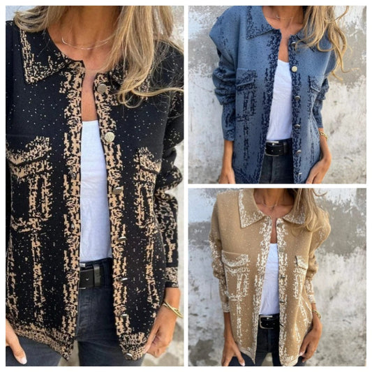 💥Autumn Casual Fashion stukken-50% UIT💥Dames Trendy Lange Mouw Jas met Zakken